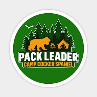 Camp Cocker Spaniel Pack Leader Magnet